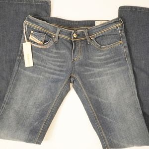 NWT! DIESEL Denim Low Rise Lowky B.C. Flare Jeans